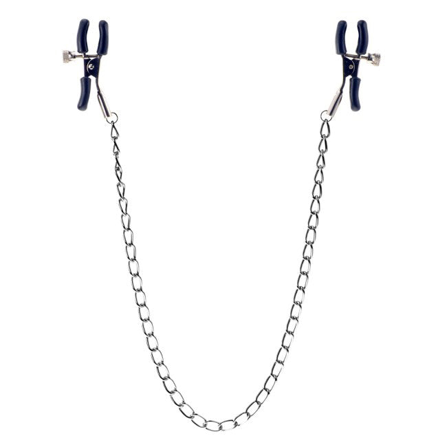 Squeeze And Please Nipple Clamps With Chain