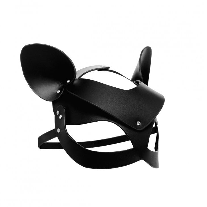 Master Series Bad Kitten Leather Cat Mask